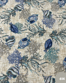 COTONE ARREDAMENTO - 614 PESCI E CORALLI BLU