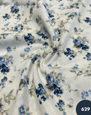 COTONE ARREDAMENTO - 629 ROSELLINA CELESTE E BLU