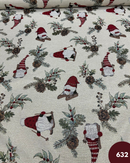 GOBELIN LUREX A METRAGGIO - 632 GNOMI E FOGLIE