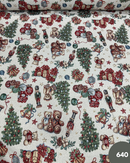 GOBELIN A METRAGGIO - 640 ORSETTO, SCHIACCIANOCI E ALBERO DI NATALE