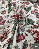 GOBELIN A METRAGGIO - 640 ORSETTO, SCHIACCIANOCI E ALBERO DI NATALE