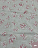 COTONE ARREDAMENTO - 649 FIOCCO ROSA FONDO BEIGE