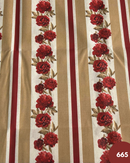 COTONE ARREDAMENTO - 665 ROSA ROSSA RIGA BEIGE