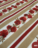 COTONE ARREDAMENTO - 665 ROSA ROSSA RIGA BEIGE