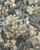 COTONE ARREDAMENTO - 671 FIORE GRANDE FONDO TORTORA