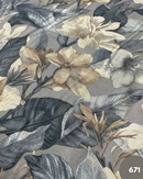 COTONE ARREDAMENTO - 671 FIORE GRANDE FONDO TORTORA