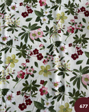 COTONE ARREDAMENTO - 677 FIORELLINO BORDEAUX