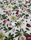 COTONE ARREDAMENTO - 677 FIORELLINO BORDEAUX