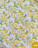 COTONE ARREDAMENTO - 679 MIMOSA FONDO BIANCO