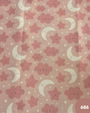 COTONE ARREDAMENTO - 686 STELLA E NUVOLA ROSA