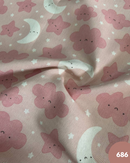 COTONE ARREDAMENTO - 686 STELLA E NUVOLA ROSA