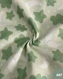 COTONE ARREDAMENTO - 687 STELLA E NUVOLA VERDE