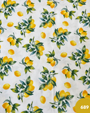 COTONE ARREDAMENTO - 689 LIMONE GRAPPOLO E FOGLIA VERDE