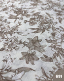 COTONE ARREDAMENTO - 691 FIORE TORTORA