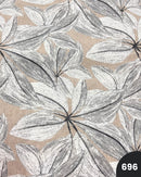 COTONE ARREDAMENTO - 696 FOGLIA BEIGE E NERA