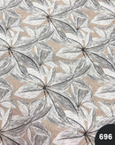 COTONE ARREDAMENTO - 696 FOGLIA BEIGE E NERA