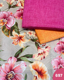 COTONE ARREDAMENTO - 697 FIORI FONDO BEIGE