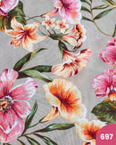 COTONE ARREDAMENTO - 697 FIORI FONDO BEIGE