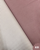 COTONE 100% - 631 POIS 2 VARIANTI ROSA ANTICO