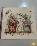 PANNELLO GOBELIN - 707 FIORI ED UOVA COLORATE