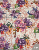 COTONE ARREDAMENTO - FIORE GRANDE LILLA 1184