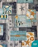 COTONE ARREDAMENTO - 727 FANTASIA MARINA FONDO GRIGIO