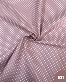 COTONE 100% - 631 POIS 2 VARIANTI ROSA ANTICO