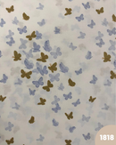 COTONE 100% - 1818 FARFALLE BEIGE E CELESTI