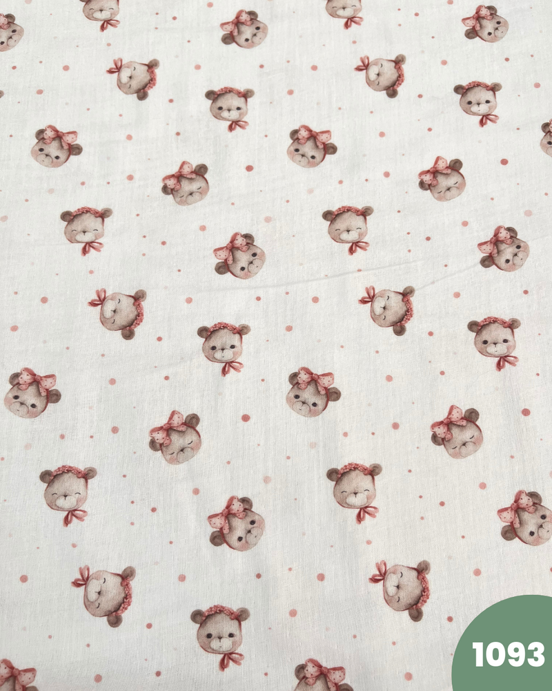 MUSSOLA DI COTONE - 1093 ORSETTO