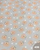 PIQUET DI COTONE - 436 ORSETTO FONDO GRIGIO