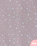 PIQUET DI COTONE - 665 STELLINE FONDO ROSA