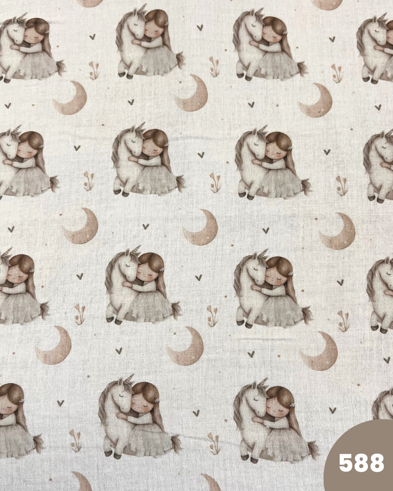 MUSSOLA DI COTONE - 588 UNICORNO