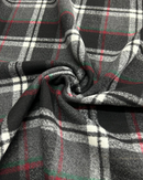 CAPPOTTO A QUADRI GRIGIO E NERO