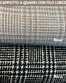 CAPPOTTO QUADRONE CON FILO LUREX - DUE VARIANTI