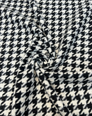 CAPPOTTO PIED DE POULE BIANCO E NERO