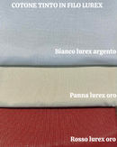 COTONE TINTO IN FILO LUREX - TRE VARIANTI
