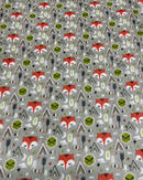 PILE DOUDOU DOUBLE-FACE - VOLPE FONDO GRIGIO