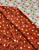 PILE DOUDOU DOUBLE-FACE - VOLPE FONDO GRIGIO