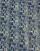 ECOPELLE ANIMALIER - PITONATO BLU 3D
