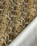 ECOPELLE ANIMALIER - PITONATO MARRONE 3D