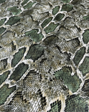 ECOPELLE ANIMALIER - PITONATO VERDE 3D