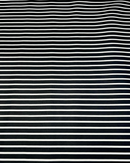 ECOPELLE LISCIA FONDO NERO RIGA BIANCA 4MM