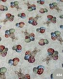 GOBELIN A METRAGGIO - 654 CONIGLIETTO ED UOVA COLORATE FONDO A FIORI