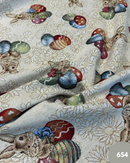 GOBELIN A METRAGGIO - 654 CONIGLIETTO ED UOVA COLORATE FONDO A FIORI