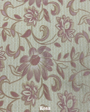 GOBELIN LUREX DISEGNO FIORE A METRAGGIO - VARI COLORI