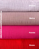 MUSSOLA DOPPIA GARZA - VARI COLORI