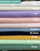 ORGANZA PLUMETIS - TINTA UNITA