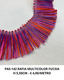 PAS-142 FRANGIA RAFIA MULTICOLOR FUCSIA H 5,50CM