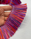 PAS-142 FRANGIA RAFIA MULTICOLOR FUCSIA H 5,50CM