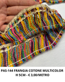 PAS-144 FRANGIA DI COTONE MULTICOLOR H 5CM